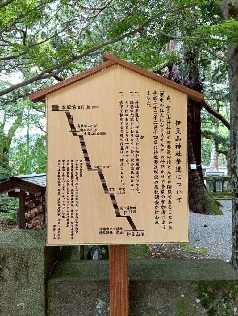 伊豆山神社　階段