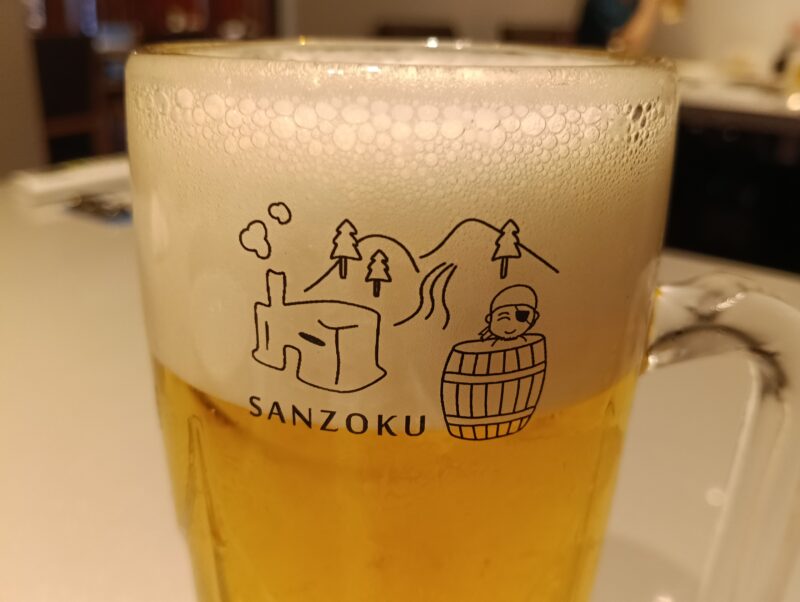 山賊サウナ　ビアジョッキ