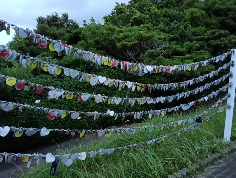 恋人岬　錠前